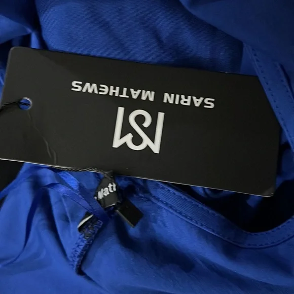 Sarin Mathews Womens One Shoulder Ruched Bodycon Dress - Picture 7 of 7